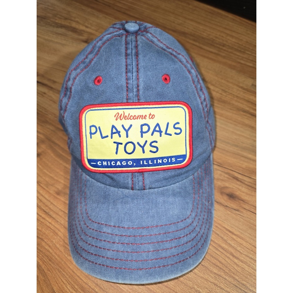Chucky Childs Play Pals Toys Chicago Illinois Baseball Hat Cap Blue Horror Movie